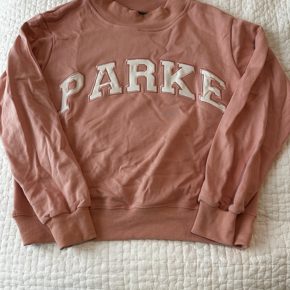 Parke Women's Blush Pink Crew Neck Sweater